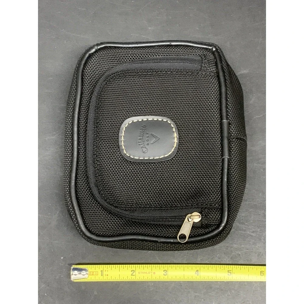 Callaway Golf Rangefinder Case Ball Tee Black Zipper